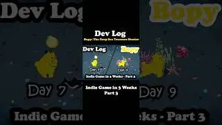 Game Dev XP: Dev Log Indie Game in 3 Weeks Bopy Part 3 #devlog #indiegame #gamedev #unity   #games
