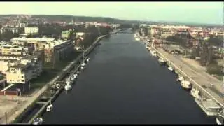 Flygtur &ouml;ver Halmstad.