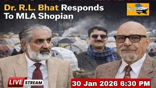 Dr. R. L. Bhat Responds to MLA #Shopian&rsquo;s Statement | #LIVE