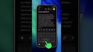 iPhone-Trick: Textfeld-Cursor zielgenau mit der Leertaste steuern