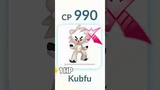 1 HP New Kubfu Destroy Grunt Badly in #pokemongo #shorts