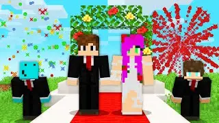 CASEI com MINHA CRUSH no MINECRAFT!