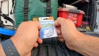 Instructional video showing you how to tie up your fishing pole to go get some fluke off the surf..