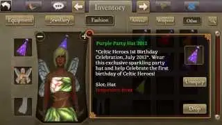 Anniversary 2012 Party Hats (Celtic Heroes)