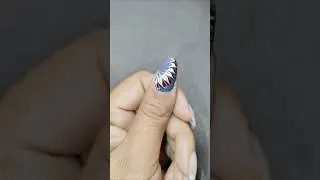 Easy nailart design 💅❤️😍 #youtubeshorts #easynailart #naildesign #viralshorts #nailart #shorts