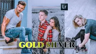 Gold Silver Moody Preset | Lightroom Mobile Presets | Urban Dark Presets 2020