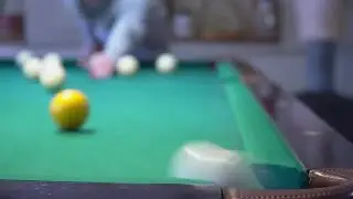 Game Of Billiards Stock Video