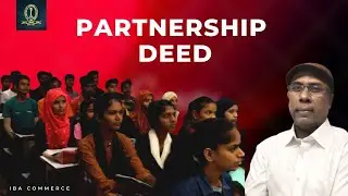 Partnership Deed - Contents/Clauses | Class 11