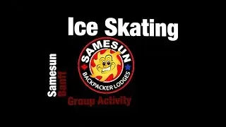 Samesun Banff Group Activity, Ice Skating