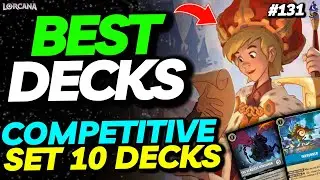 BEST SET 10 COMPETITIVE DECKS ✨ DLC Singapore | Podcana Episode 131 | Lorcana Competitive Podcast