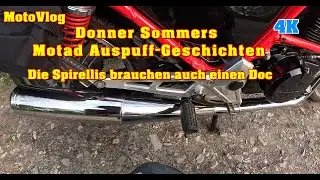 MotoVlog | Donner Sommers Motad Auspuff-Geschichten! Der Film