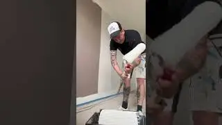 Roll a wall like a pro. Don&rsquo;t over stretch #youtube #ytshorts #paintwarrior #tips #viral