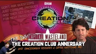 The Creation Club Anniversary just coincidentally releases a capital wasteland mod