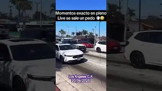 Reportero reacciona EN VIVO durante redada del #ICE en #Bell, #California 😱 #lachivavideos