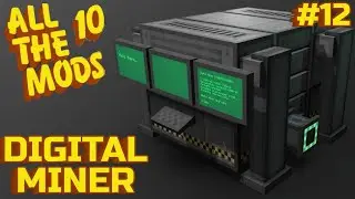 Mineradora autom&aacute;tica! Finalmente Digital Miner no Minecraft ATM 10 Neitancraft #12