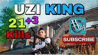 PUBG MOBILE  | UZI RUSH GAMEPLAY | 24 kills || &copy; Laika network | #viral
