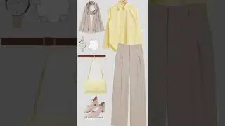 تنسيق راقي لقميص putter yellow part2.. #2025  #explore  #تنسيقات_محجبات #style #fahsion #ترند#reels