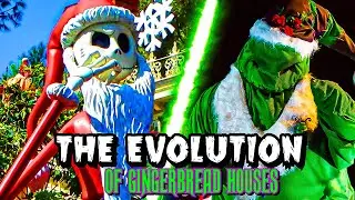 The Evolution of Haunted Mansion Gingerbread Houses