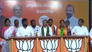 BJP MLA Etala Rajender Press Meet Live|J11News