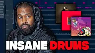 HOW TO MAKE INSANE DRUMS LIKE KANYE WEST