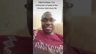#Spiritualbyte: The conversion of Lydia to the Christian faith (Acts 16)