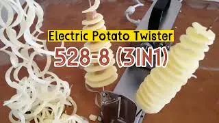 new model 528-8(3in1) Electric Potato  Twister  |Tornado Potato | Spiral Fried Potato |street food