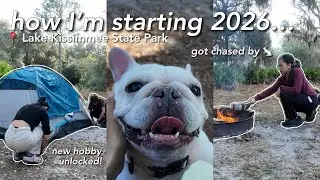 unlocking a new skill in 2026: FIRST TIME camping! ⛺️ | Lake Kissimmee State Park (S2E1)