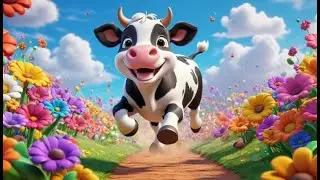 Coco Cow Catches a Ball | Playful Catching Song for Kids | Fun Farm Rhyme for Toddlers