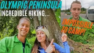 No 🚫 RV Camping in Washington &bull; Olympic Peninsula by Airstream &bull; Striking Out on Dispersed Camping!