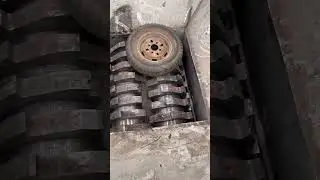Factory sale tyre recycling machines tire shredder rubber crusher grinder equipment