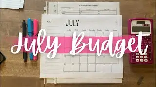 JULY 2021 BUDGET BY PAYCHECK || REAL LIFE + REAL NUMBERS BUDGET || DEBT FREE JOURNEY