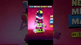 New Upcoming Mecha Mandy Skin | Brawl Stars #shorts #brawlstars