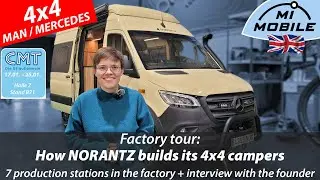 NORANTZ all-wheel drive camper inside 🚐 Manufacturing Factory tour in 7 steps🔧interview with founder