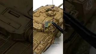 Challenger 1 mini details 1/35 british Scale model tank tamiya