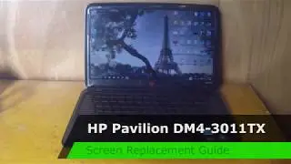 Laptop screen replacement (How to replace notebook LCD) [HP Pavilion DM4-3011TX]