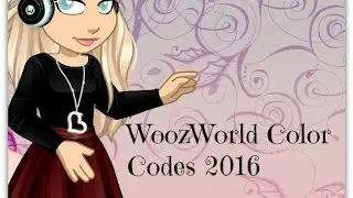 WoozWorld Color Codes 2016