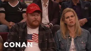 These Trump Voters Literally Don't Know How To Be Happy | CONAN on TBS