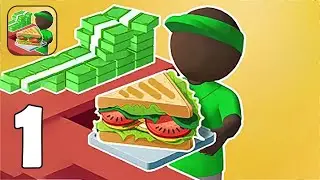 Food Fever Tycoon - Part 1 Stickman Run Fast Food Restaurant - Gameplay Walkthrough