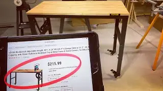 Honest Review of a Portable 48&rdquo; x 24&rdquo; Hardwood Top Workbench with 1600 Pound Capacity! Awesome!