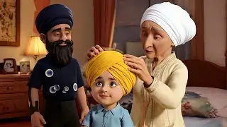 Satnam Waheguru (ਸਤਨਾਮ ਵਾਹਿਗੁਰੂ) Simran for Babies & Kids | Peaceful & Soothing Gurbani Music