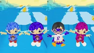 TAG WITH RYAN ALL COLORMIX PIRATE ROCK RYAN WATER DOWN FUNNY FALLS GAMEPLAY WITH ALL ROCK TITAN RYAN