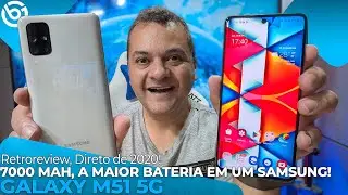 GALAXY M51 | Direto de 2020, c/ Bateria de 7000 mAh! Retroreview