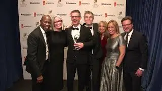 BBC News at Ten team on their Network Daily News Programme of the Year Award win