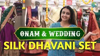 Onam & Wedding Special Silk Dhavani Sets | Mahalekshmi Silks