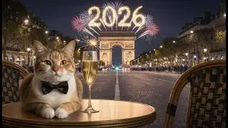New Year Music Live at Midnight CET 🇫🇷🇪🇺 | UTC+1 Stream for France, Germany, Italy, Spain