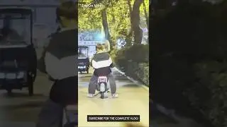 First time got a bike ride form a Chinese girl | Watch this ongoing vlog on our YT channel.