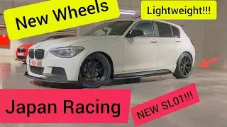 My BMW 1 Series Get's The New Japan Racing SL01 Lightweight Wheels!!!!