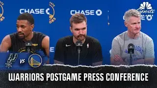 Steve Kerr, Pat Spencer and De&rsquo;Anthony Melton react to Warriors' loss to Spurs | NBC Sports Bay Area