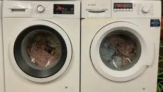 Wash Race Bosch WAT28371GB/69 Vs Bosch WAK28260GB/11 Cottons 60 Speedperfect 1400rpm