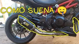 Benelli TNT 300 con Escape deportivo R72